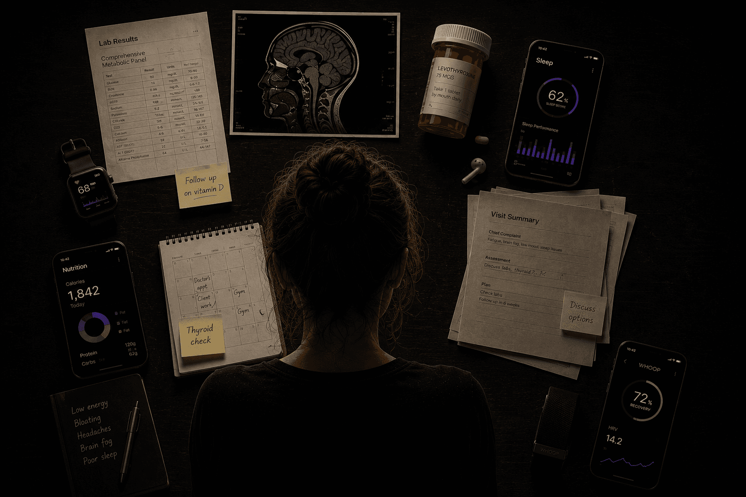 Health information scattered across apps, labs, wearables, and notes