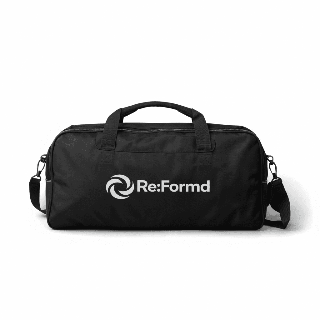 Black Logo Duffel